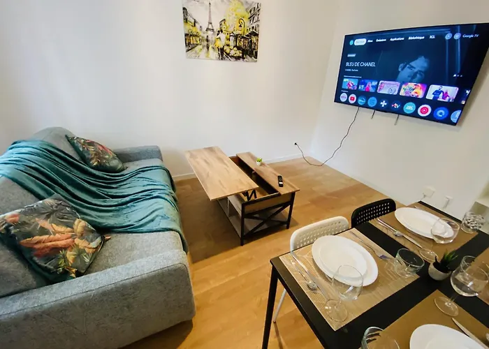 Appartement,paris Nord,eurostar,thalys,sacre-coeur Paris